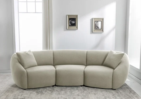 Muji 3-piece Fabric Sofa